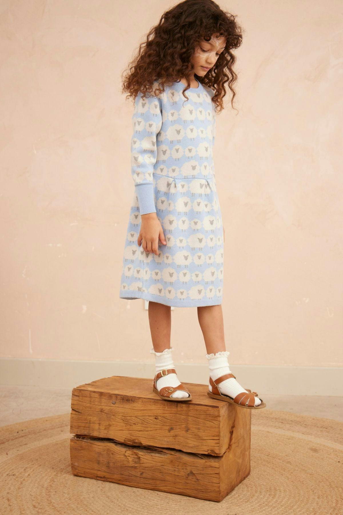 Little Bo Peep Dress | Sky