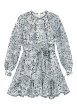 Eliza Embroidered Mini Dress