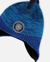 Lined Dino Peruvian Knit Winter Hat with Pompom