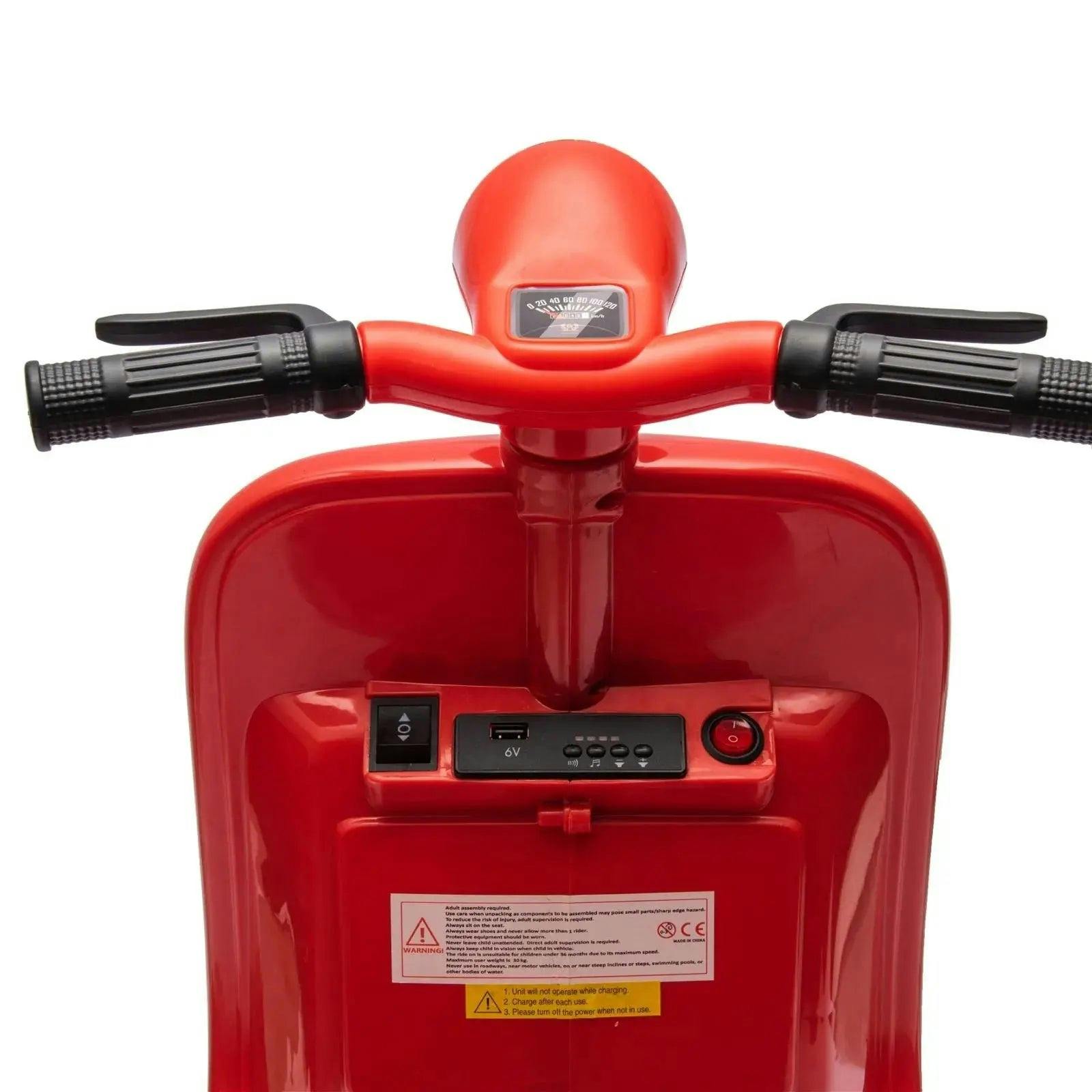 12V Kid's Vespa Electric Ride-On Scooter