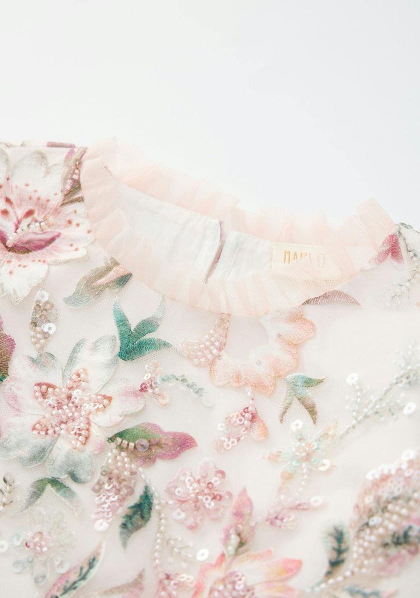 Veronica Embroidery Mini Dress
