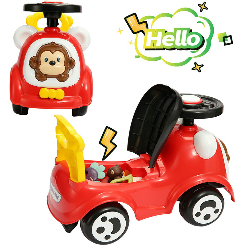 Trimate Red Foot to Floor Ride-on Car W/ Music