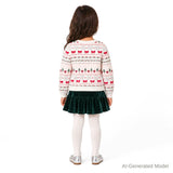 Girls (4-6X) Sweater & Skirt Set | Holiday Fair Isle