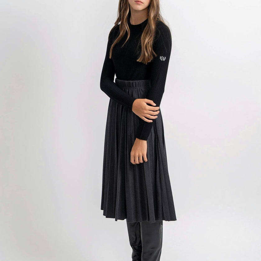 Mock Neck Knit Top