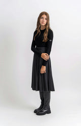 Knit Ribbed Mock Neck Top