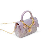 Classic Sparkle Top Handle Handbag