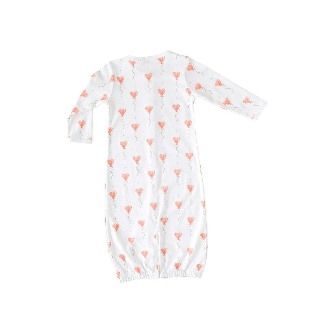 White Heart Balloon Converter Gown