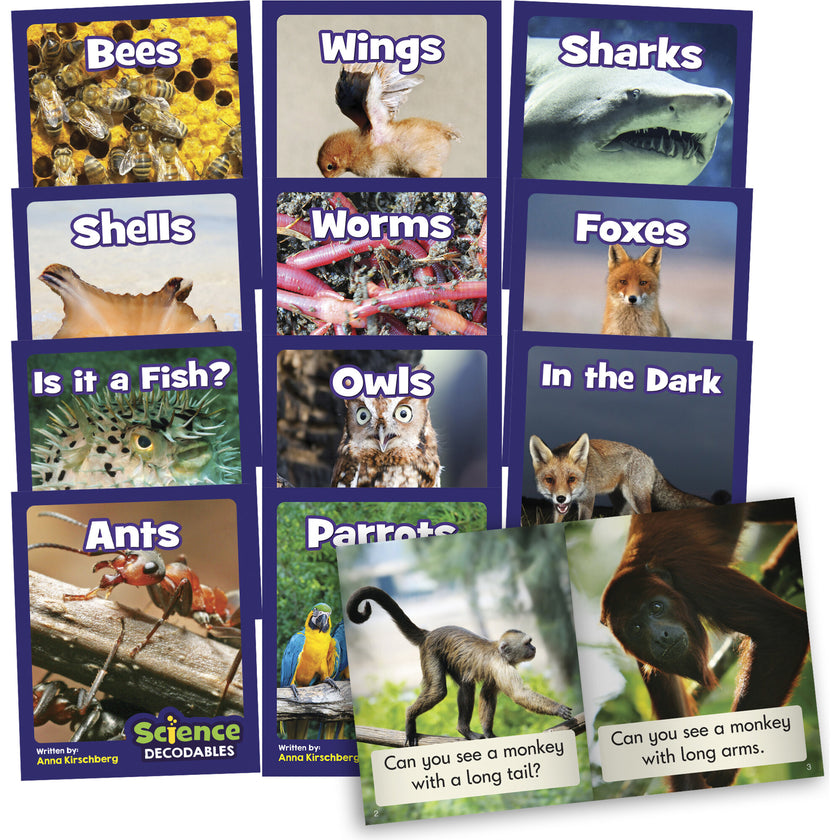 Science Decodables Phase 3 Non-Fiction Educational Learning Set