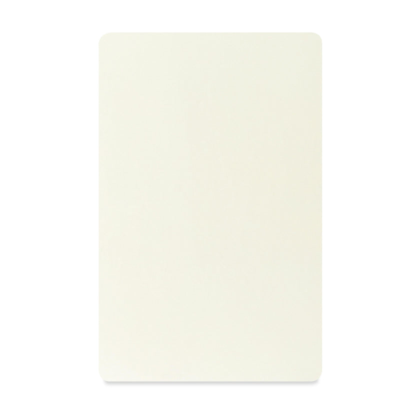 Mini Crib Sheet in GOTS Certified Organic Brushed Cotton in Ivory