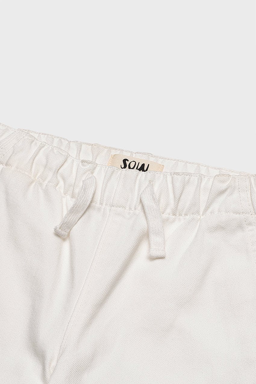 Organic Cotton Drawstring Straight Leg Jean