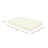Mini Crib Sheet in GOTS Certified Organic Brushed Cotton in Ivory