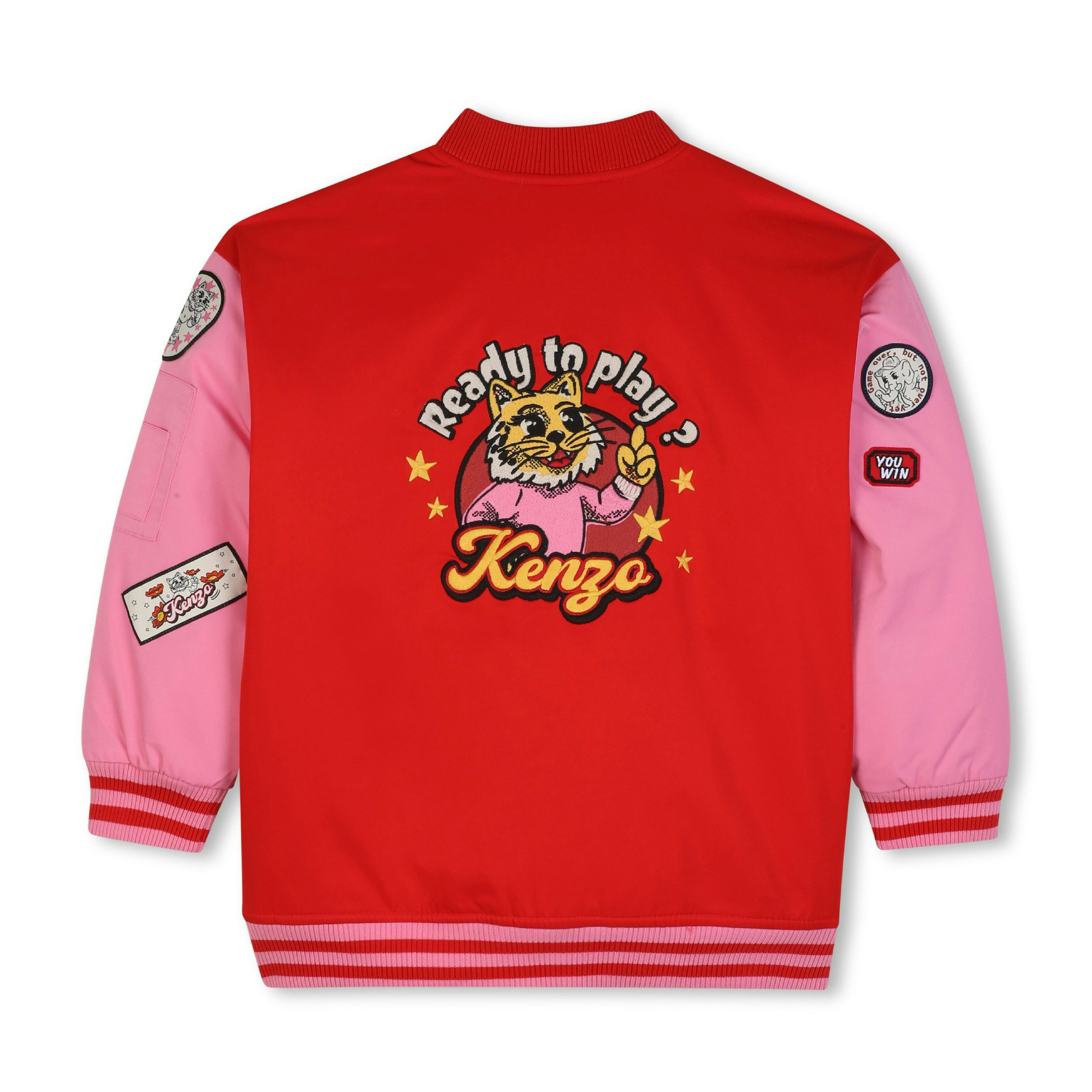 Red & Pink Varsity Jacket