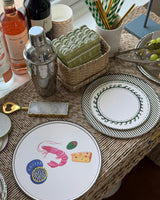 Girl Dinner Appetizer Plate Set - Multi