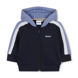Dark Navy & Light Blue Panel Tracksuit