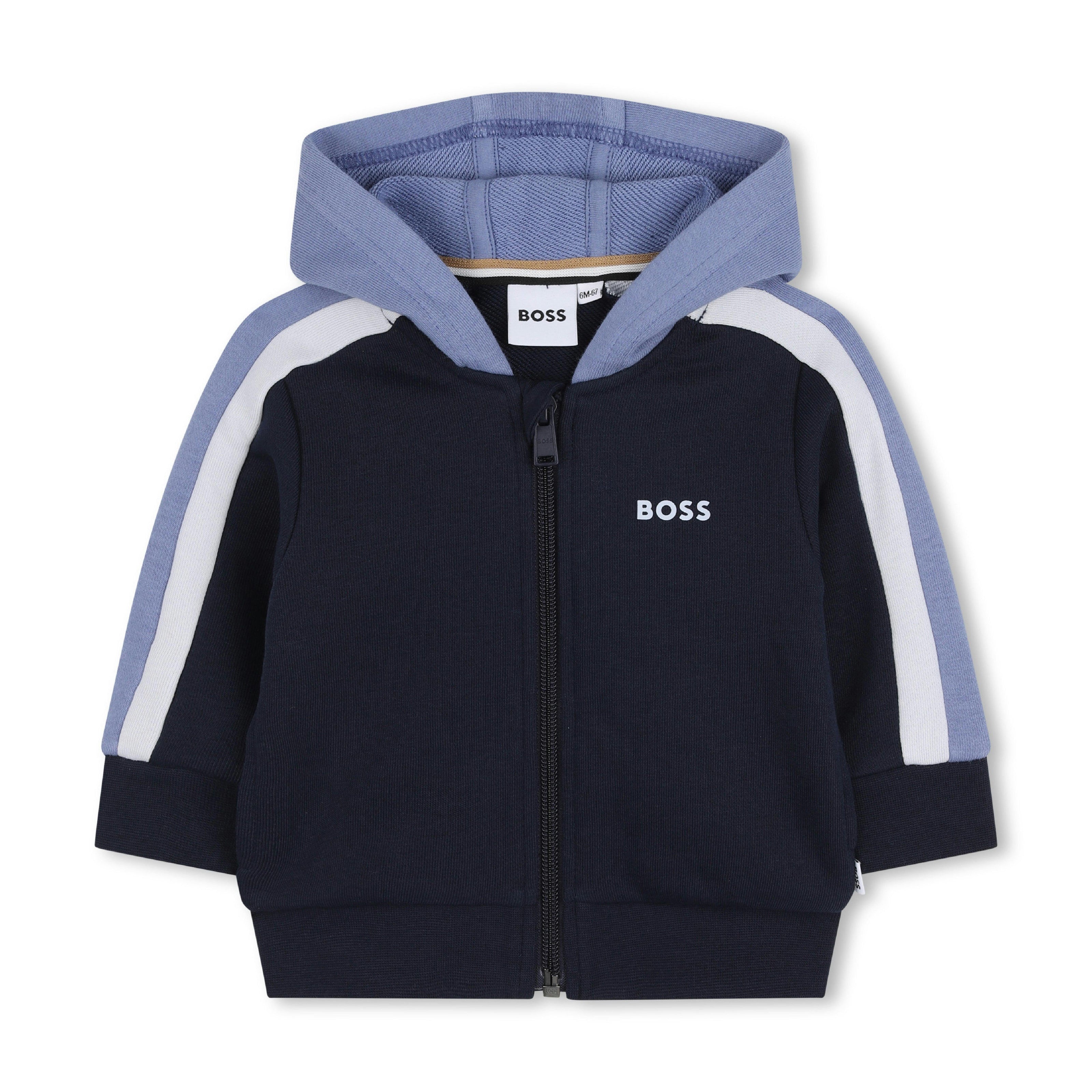 Dark Navy & Light Blue Panel Tracksuit