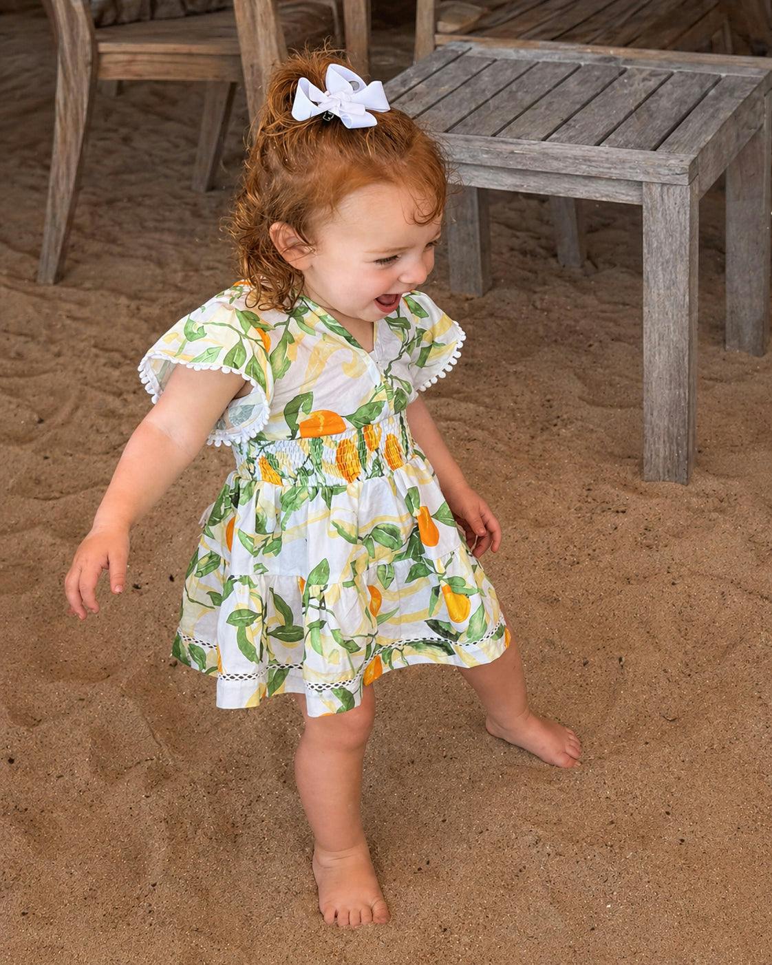 The Valencia - Cotton Girls Dress