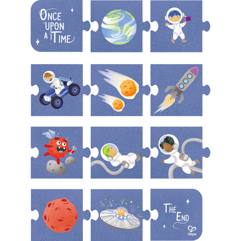 Hape: Space Adventure Puzzle - 3-In-1