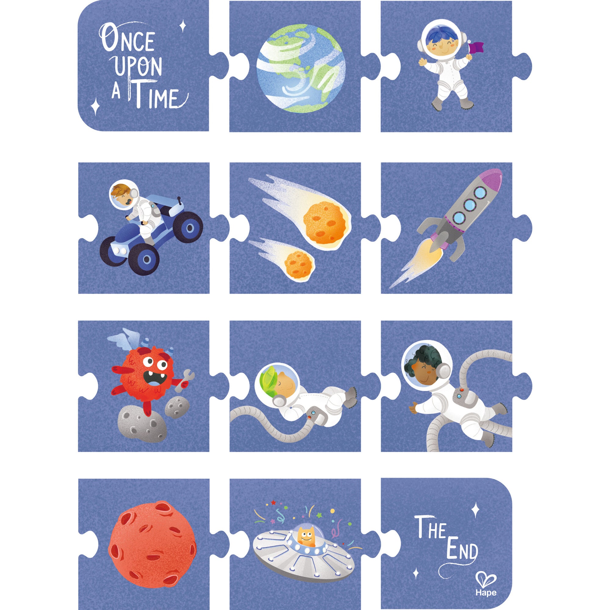 Hape: Space Adventure Puzzle - 3-In-1