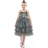 Layered Tulle Sequin Sleeveless Dress