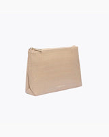 Insulated Small Snack Pouch, Cream Croc
