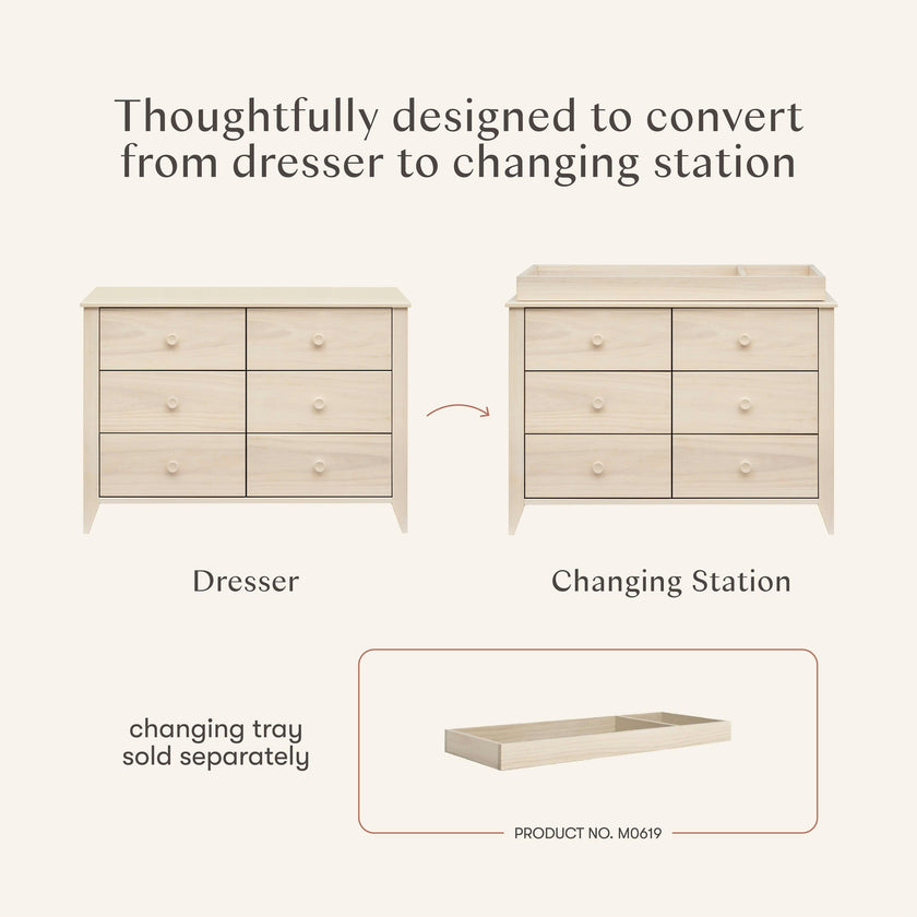 Babyletto Sprout 6-Drawer Double Dresser