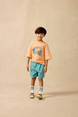 Downtown Short in Teal