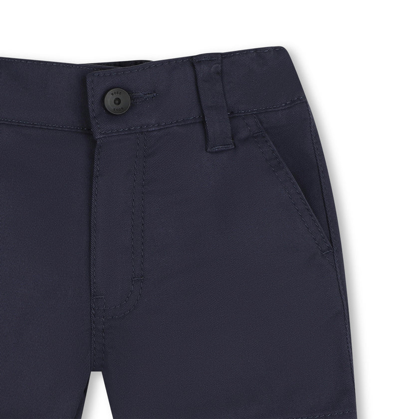 Navy Twill Shorts