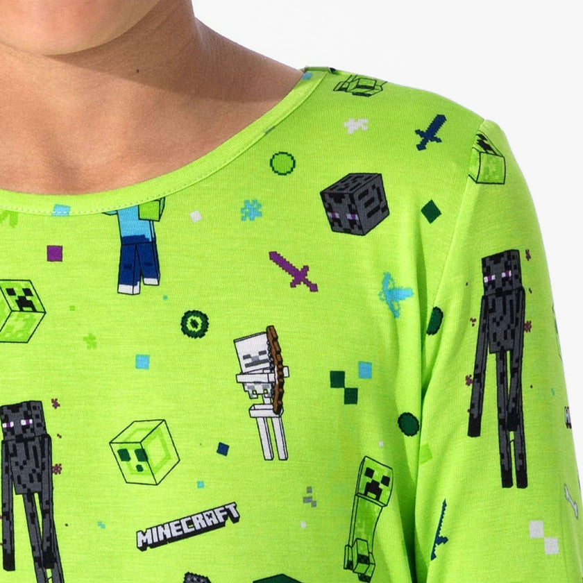 Minecraft Mob Squad Kids Pajamas