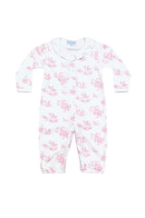 Pink Toile Baby Converter Gown