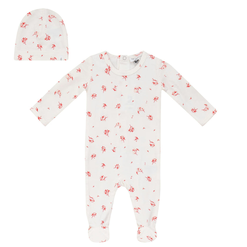 Flower Print Onesie