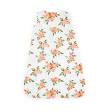 Cotton Muslin Sleep Bag - Watercolor Roses