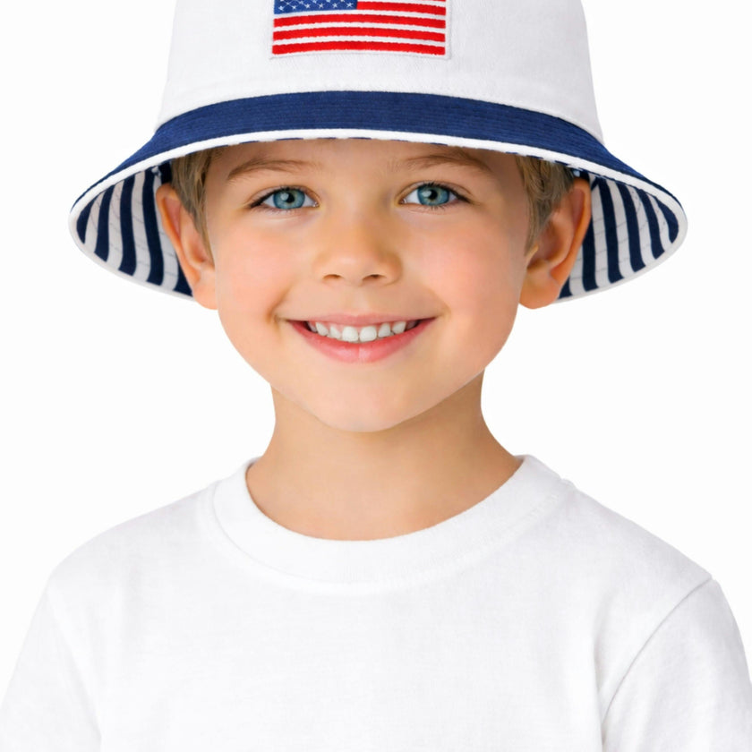 American Flag Bucket Hat