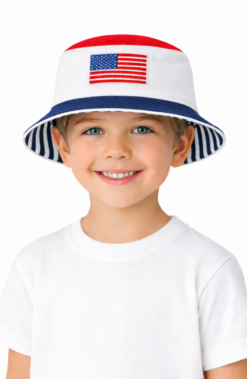 American Flag Bucket Hat