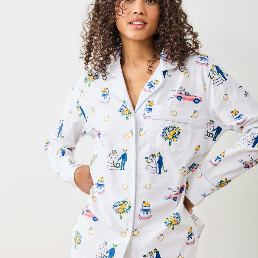 Happily Ever After - Long PJ Set - Cloud