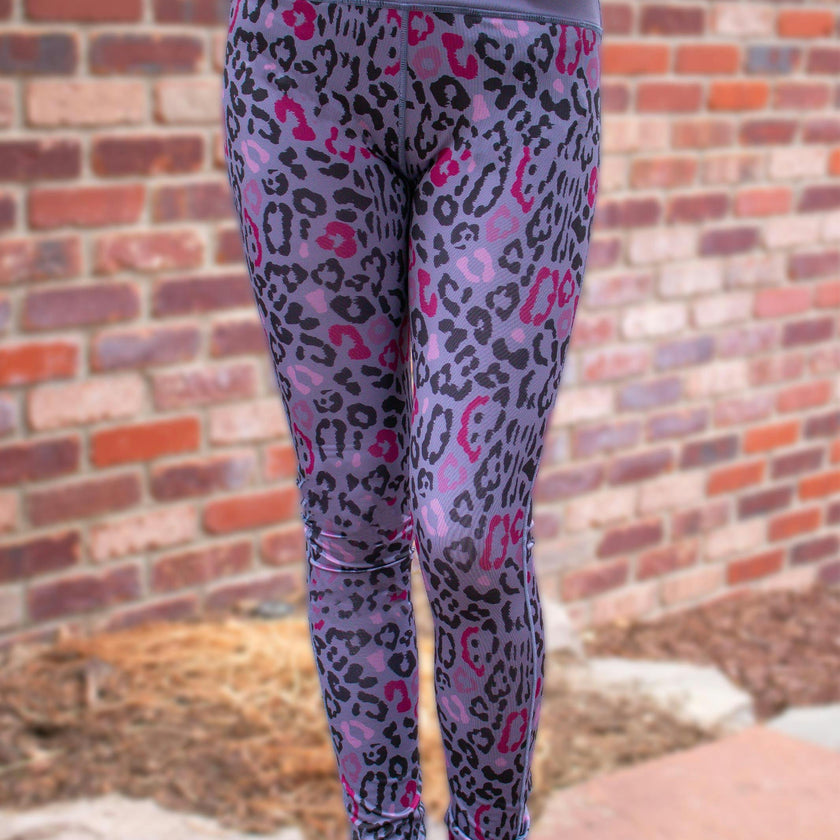 Ame Leopard Printed Activewear Leggings