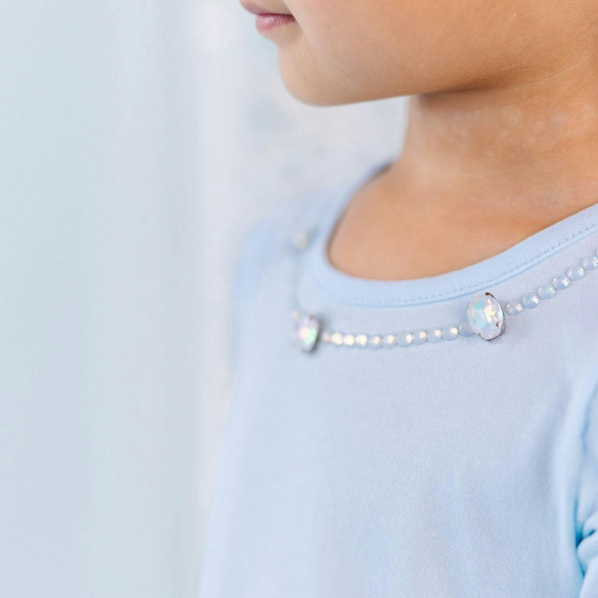 Glitter Snowflake Long Sleeve Tutu Dress