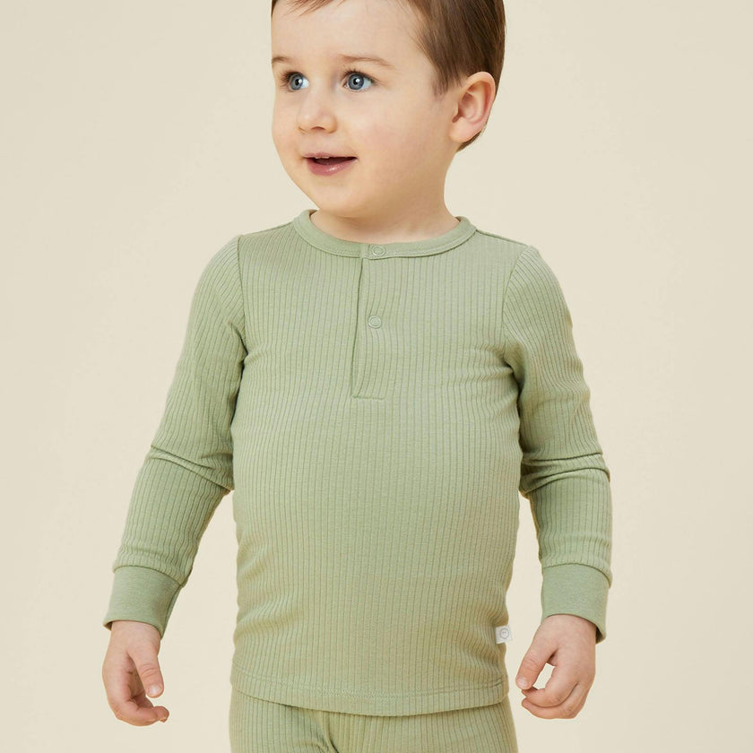 Ribbed Pajama Set