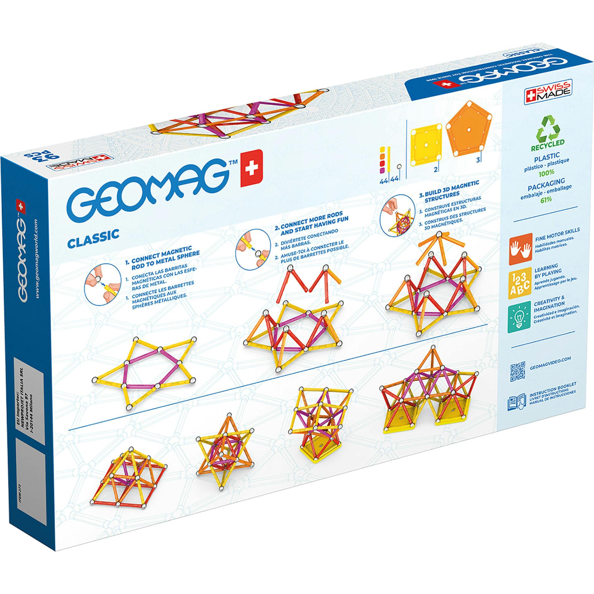 Color Recycled, 93 Pieces - 3+ Y