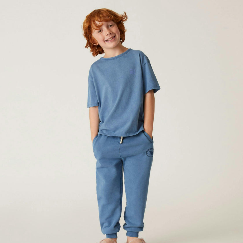 Little Locals Natural Dye Tee in Bluejay