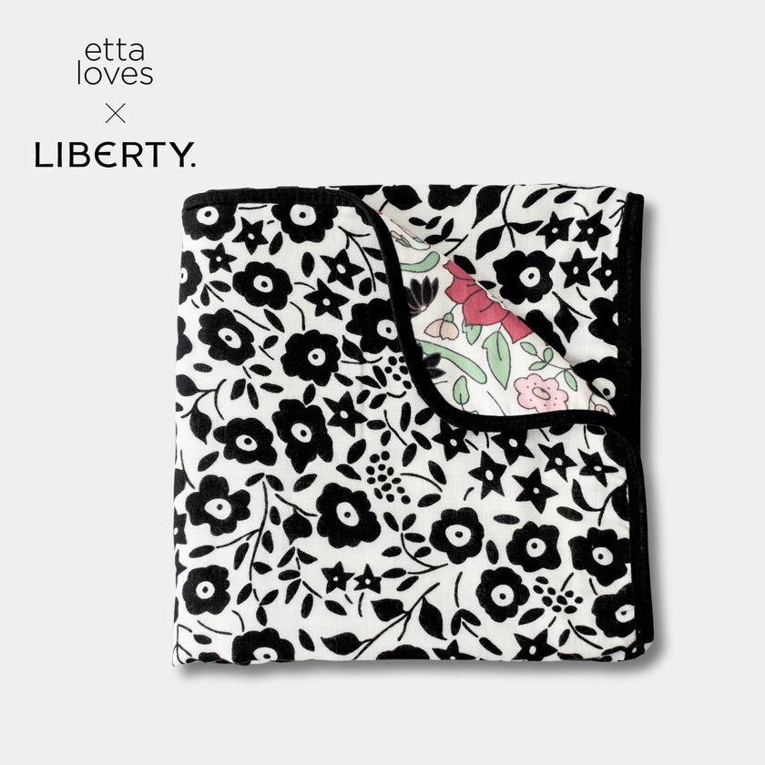ETTA LOVES x LIBERTY – Sensory Muslin Blanket - Reversible