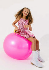Rose Stardust Paillette Dress