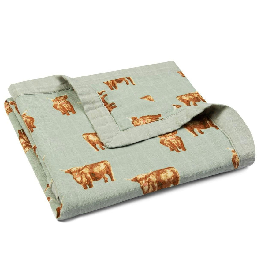 Highland Big Lovey Three-Layer Muslin Blanket