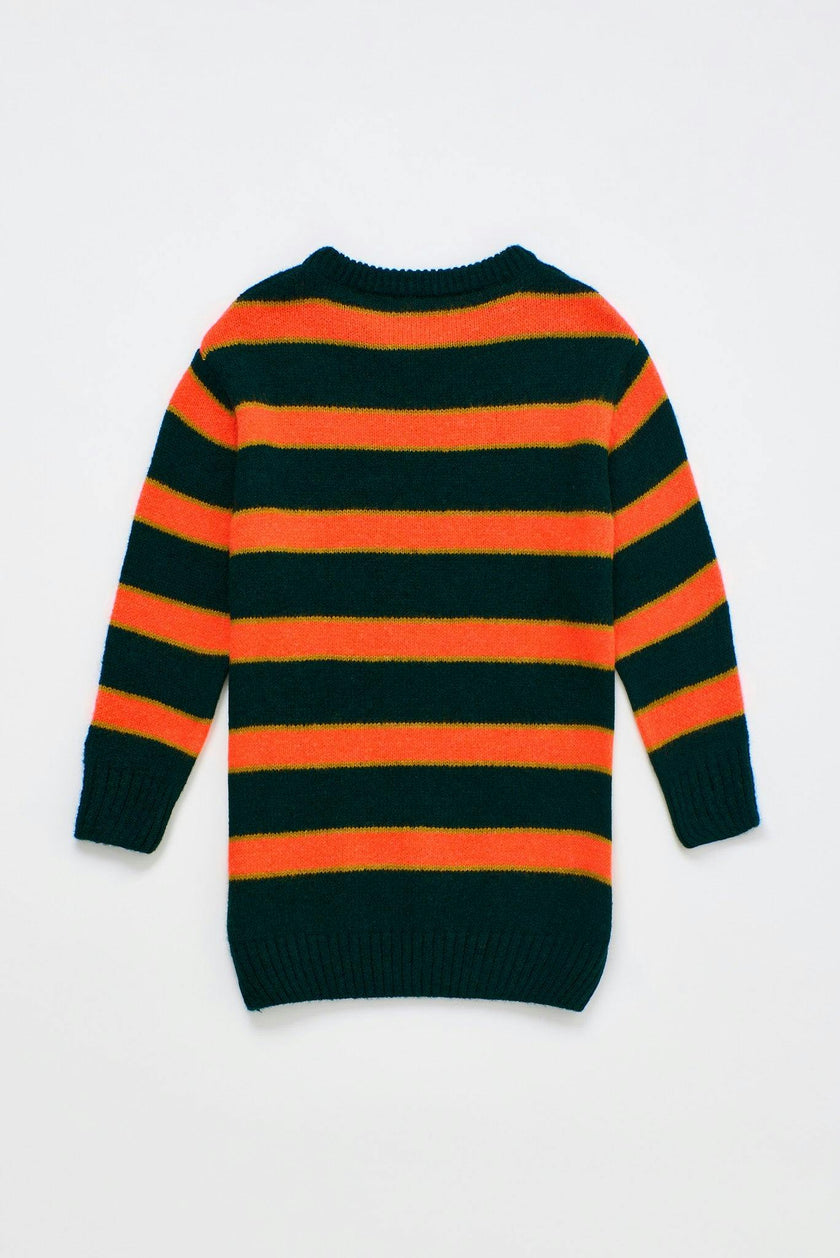 HORSE KNITTED JERSEY GREEN