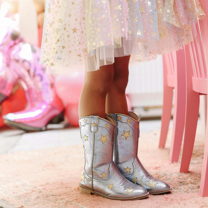 Cowgirl Starstruck Boots, Blue