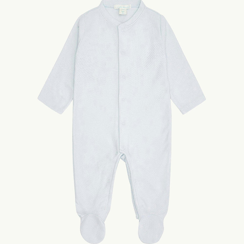 Angel Wing™ Pointelle Sleepsuit - Blue