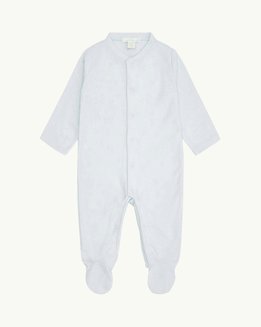 Angel Wing™ Pointelle Sleepsuit - Blue