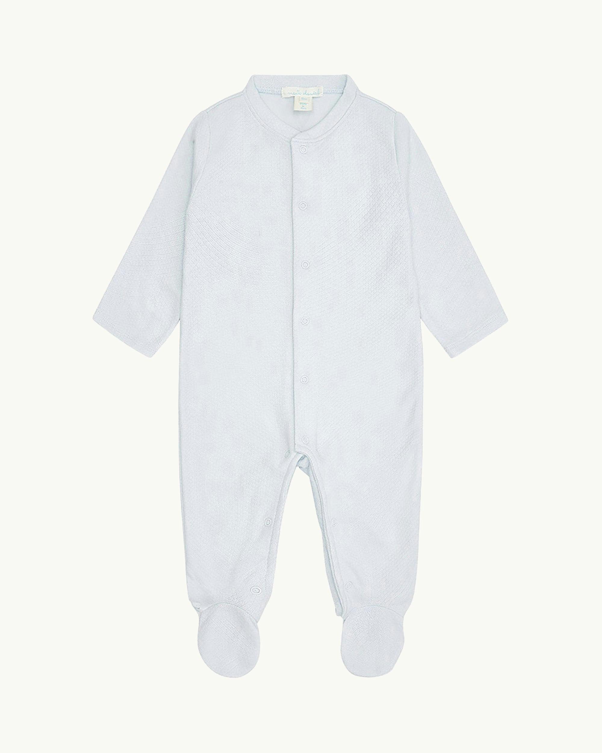 Angel Wing™ Pointelle Sleepsuit - Blue