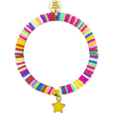 Vinyl Disc Bracelet With Star Enamel Charm