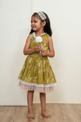 Kate Full Skirt and Top Set Green