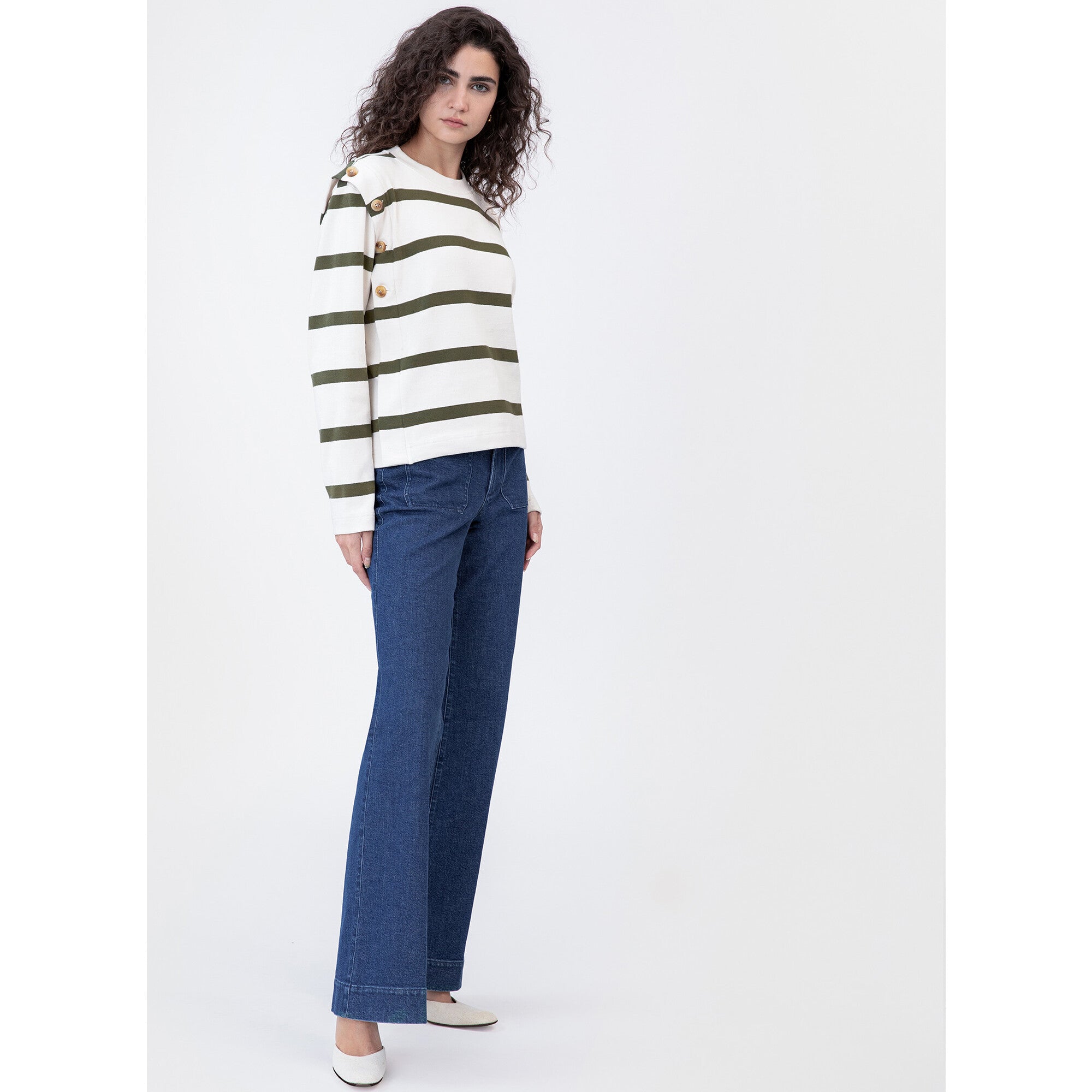 Women's Berk Top, Cream